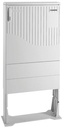 Armoire de trottoir DIN 1C 1600x750x225 porte rayée