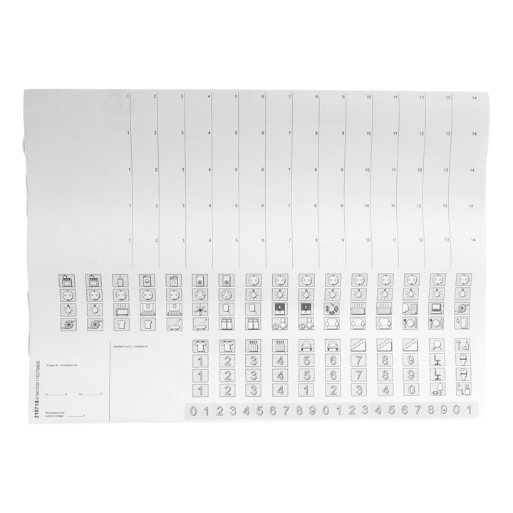 Info-set (feuille d'icônes autocollants) pour ConexboxF