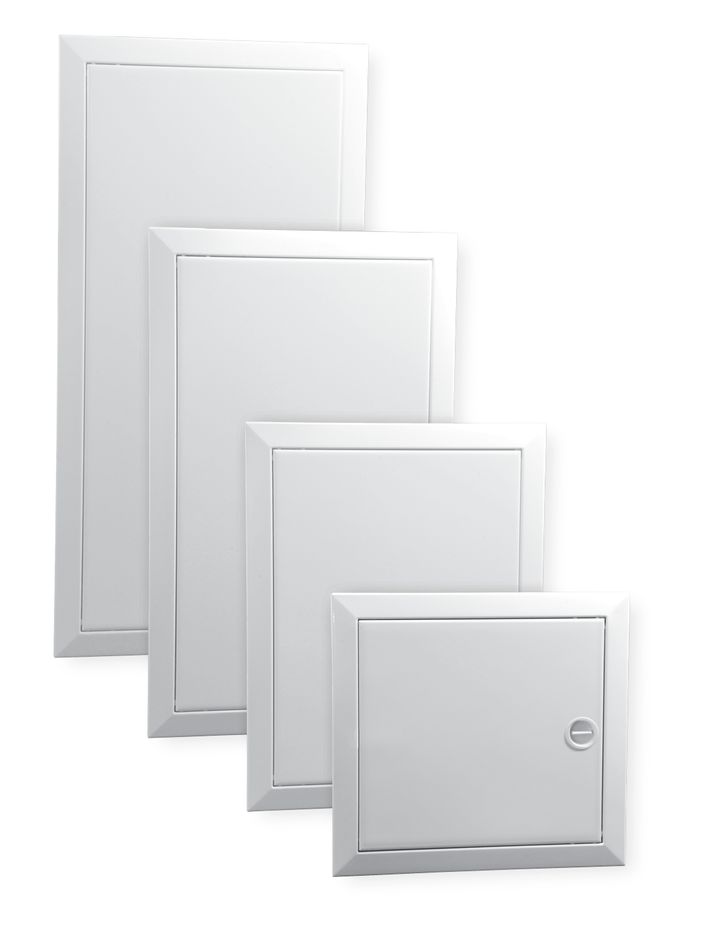 Flush m. cab. Conexbox F 56 mod., solid wall, plain door