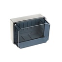 Junction box 328x239x188 solid walls + transparent higher cover