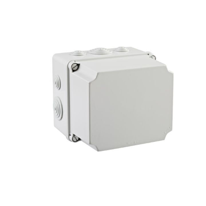 Junction boxes 175x151x155 with cable gland + high cover