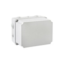 Junction boxes 241x180x175 with cable gland + high cover