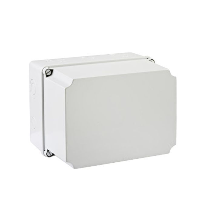 Aftakdoos 241x180x175 zonder ingangen + vol deksel hoog