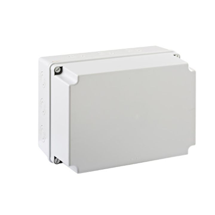 Aftakdoos 328x239x188 zonder ingangen + vol deksel hoog