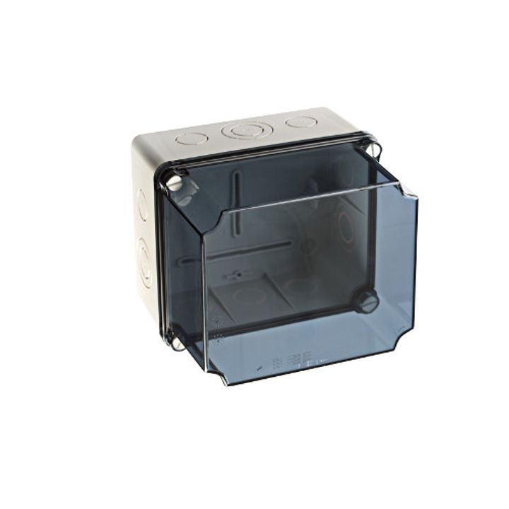 Aftakd. 175x151x155 zonder ingangen + doorzicht. Deksel hoog