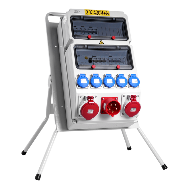 Pvc verdeelkast 40A +frame