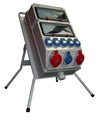 Coffret de distr. en pvc 63A +frame +com. rés.