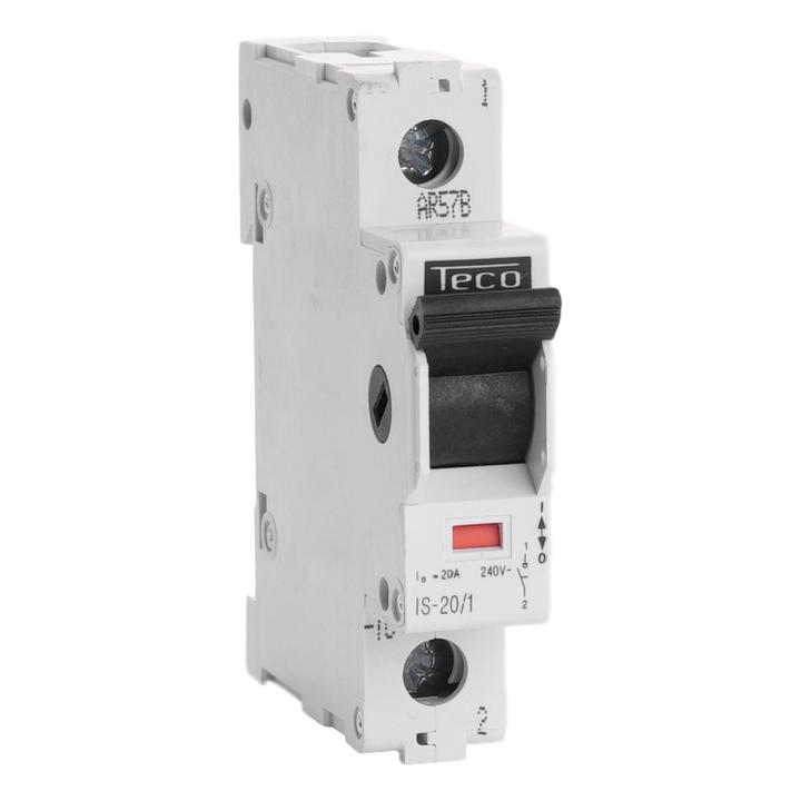 Interrupteur sectionneur Teco 1P 20A