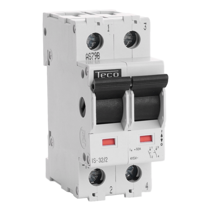 Interrupteur sectionneur Teco 2P 32A