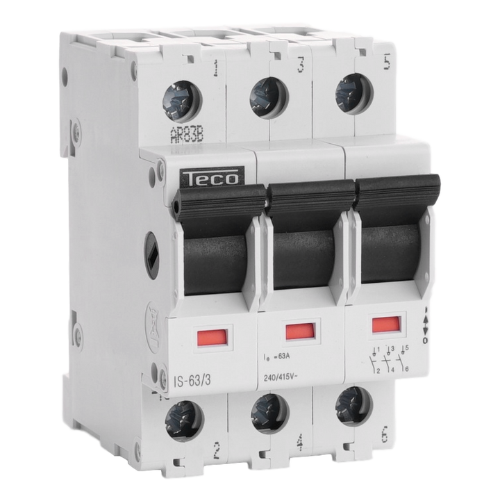 Interrupteur sectionneur Teco 3P 63A