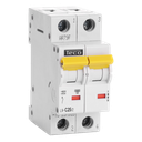 Disjoncteur Teco 2P 25A 10kA Courbe C