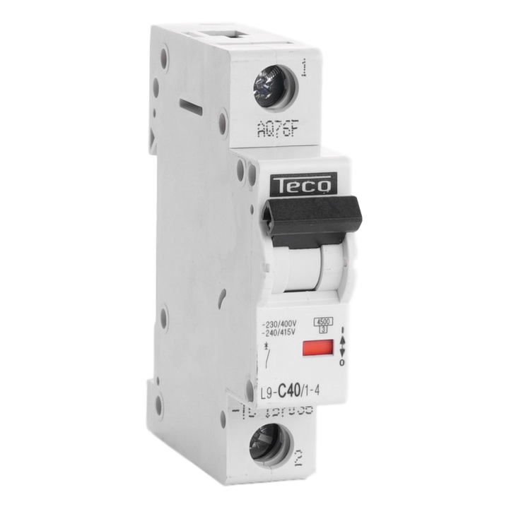 Disjoncteur Teco 1P 40A 4,5kA Courbe C