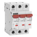 Disjoncteur Teco 3P 4A 6kA Courbe C
