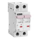 Disjoncteur Teco 2P 2A 10kA Courbe D