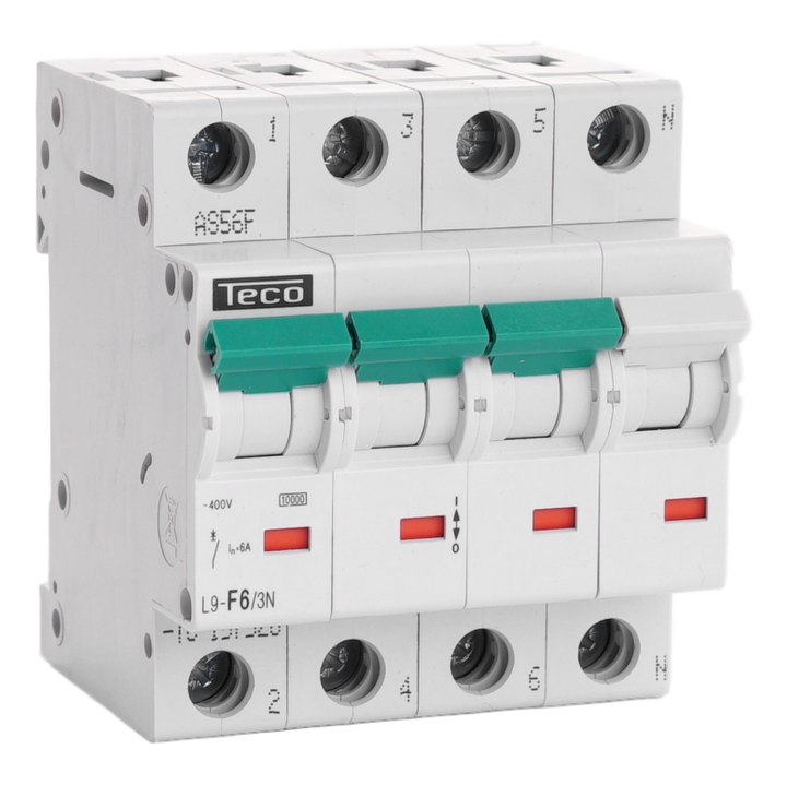 Disjoncteur Teco 3N 6A Courbe F NBN C 61142