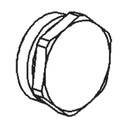 Bouchon laiton IP54 M63