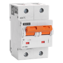 Automaat Teco 2P 63A 25kA Curve C