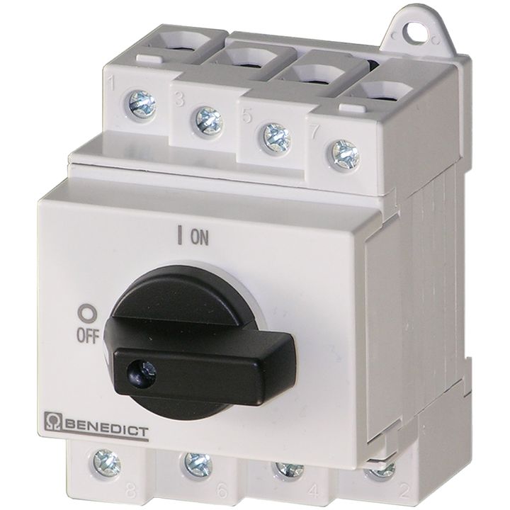 Modulaire DC-schakelaar 2-polig 600Vdc 25A