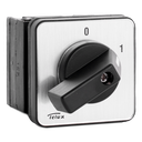 On-Off switch 3-pole Instrument knob black