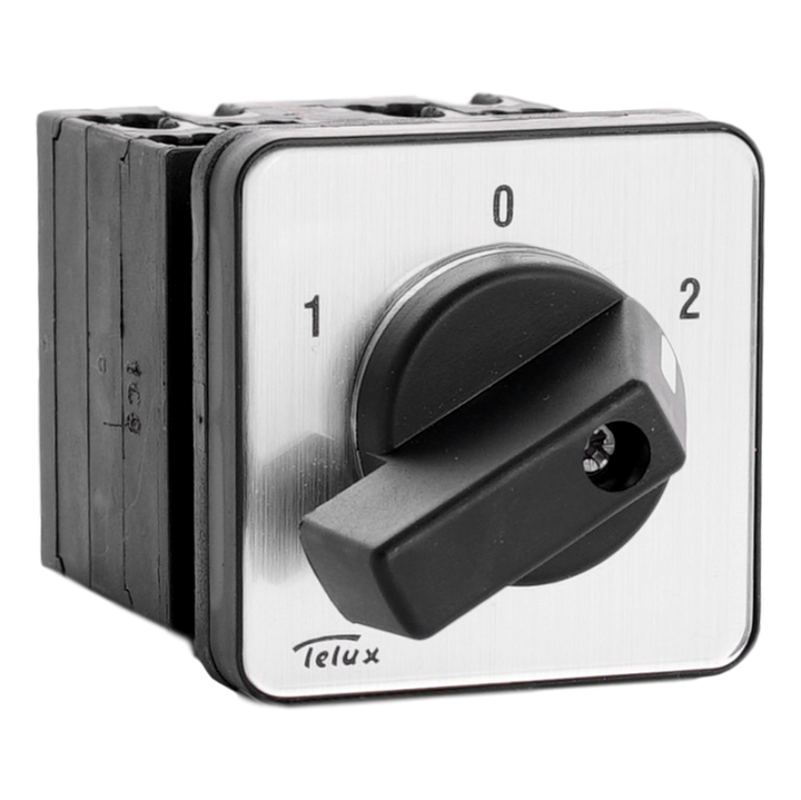 Changeover switch 3-pole Instrument knob black