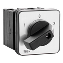 Inverseur 3P 20A I-0-II poignée noire, fix. 4 vis