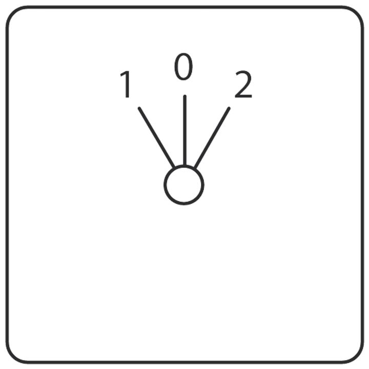 Inverseur sens marche 3P 20A 3 phases, fix. 4 vis