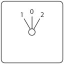 Reversing switch 3-pole for reversing of three-phase