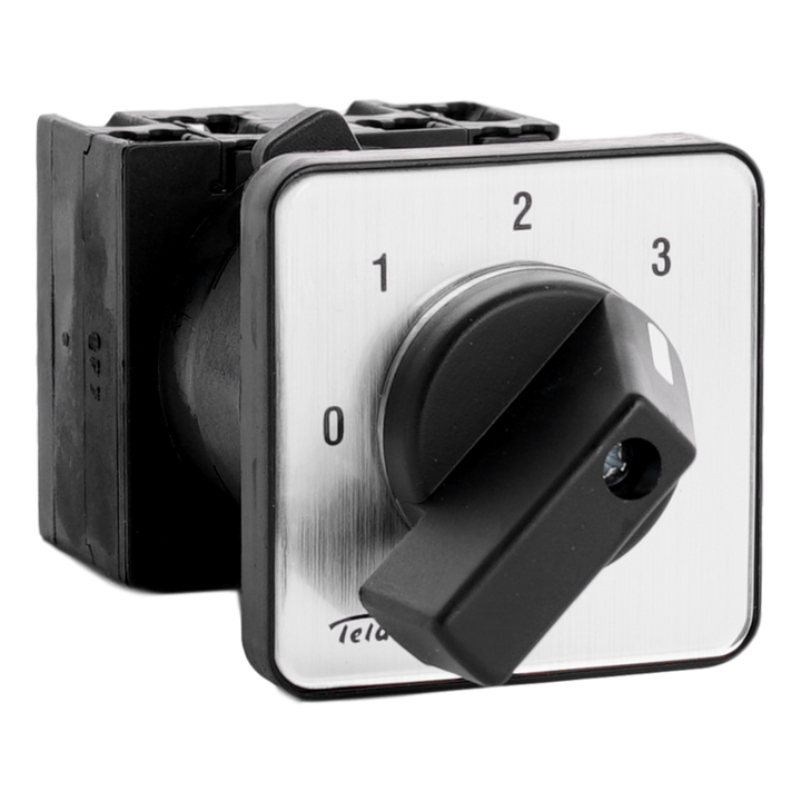 Wechselschalter 0-1-2-3 (22.5mm) 1 Pol. 20A