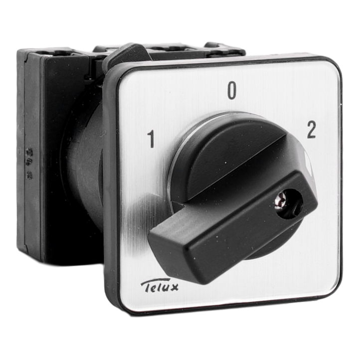 Changeover switch 1-pole Instrument knob black