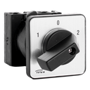 Changeover switch 1-pole Instrument knob black