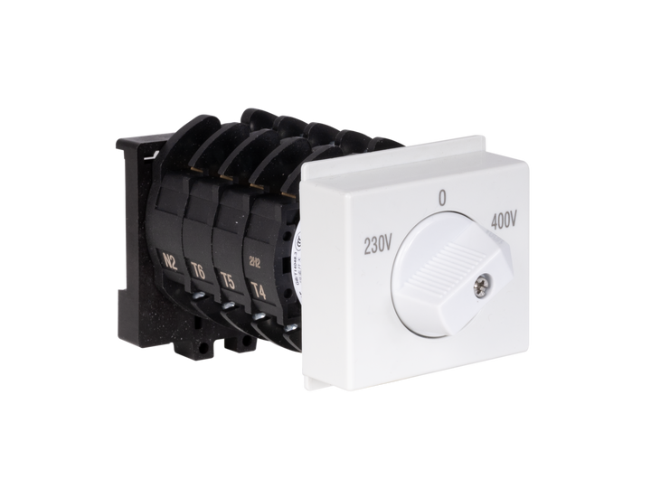 Commutateur-inverseur modulaire 230-0-400 32A 4 pôles