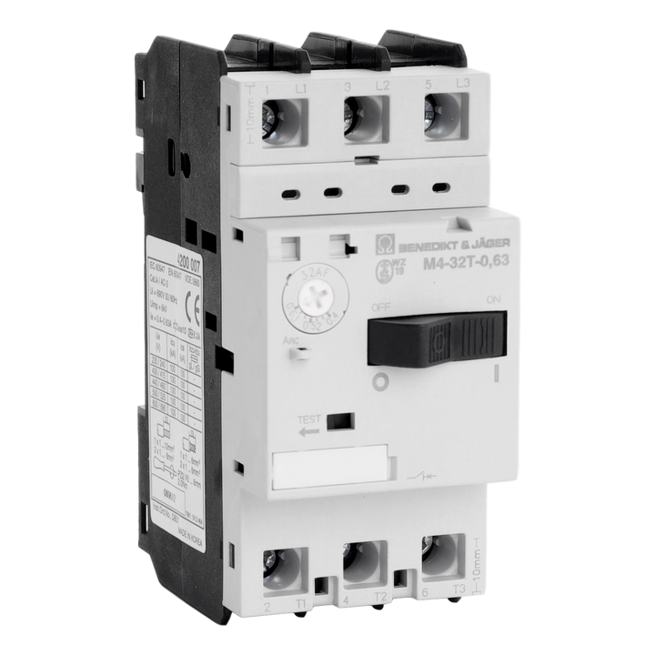 Disjoncteur moteur, plage: 0,40-0,63A 100kA