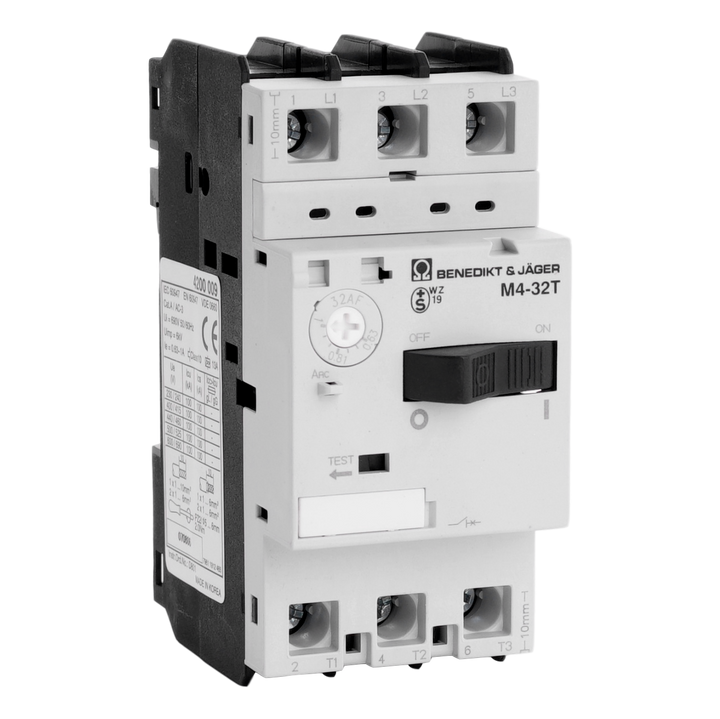 Disjoncteur moteur, plage: 0,63-1,0A 100kA