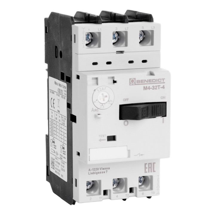 Disjoncteur moteur, plage: 2,5-4A 100kA