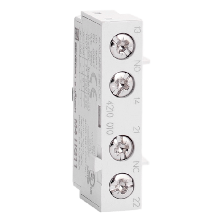 Contact aux. transversal 1NO+1NF pr M4