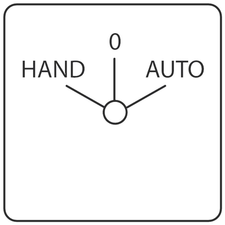 Changeover switch 3-pole