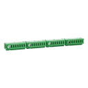 Erdungsklemme grün ohne Schrauben Conexbox 4x25 + 28x4mm²
