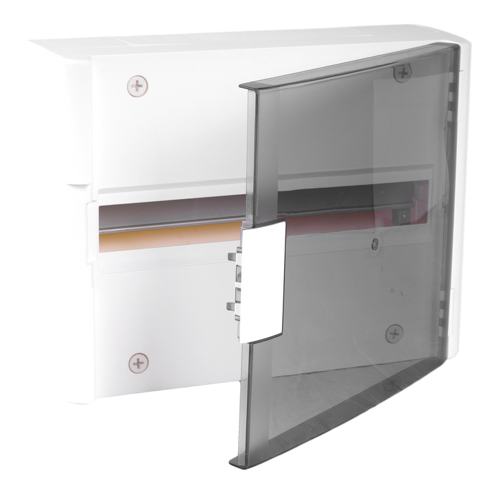 Conexbox IP40 Anschlusskasten 1 Reihe 20 Module Tür Transp.