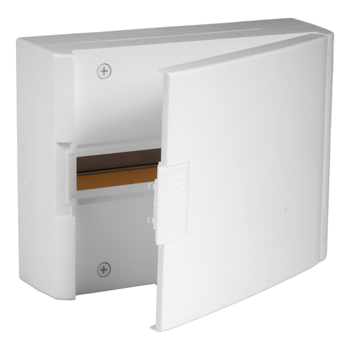 Conexbox IP40 Anschlusskasten 1 Reihe 20 Module Tür Weiß