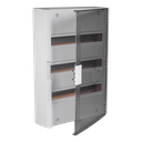 Conexbox IP40 Anschlusskasten 3 Reihe 60 Module Tür Transp.