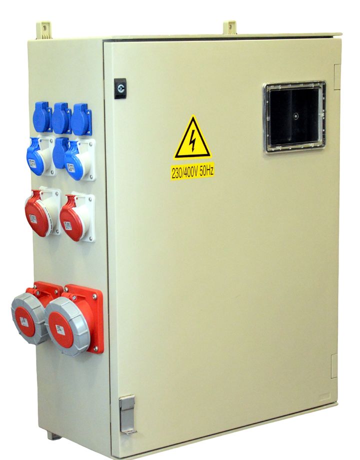 Werfkast MIRKO 100A + aansluitmod. 25x60 + netkeuze