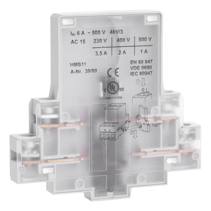 Bloc de contacts aux. 1NO + 1NF, montage lateral