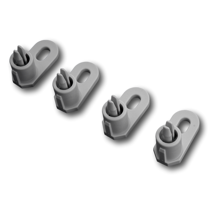 Pattes de fixation murales (4pcs) cubo o 19 x 40 x 35,5