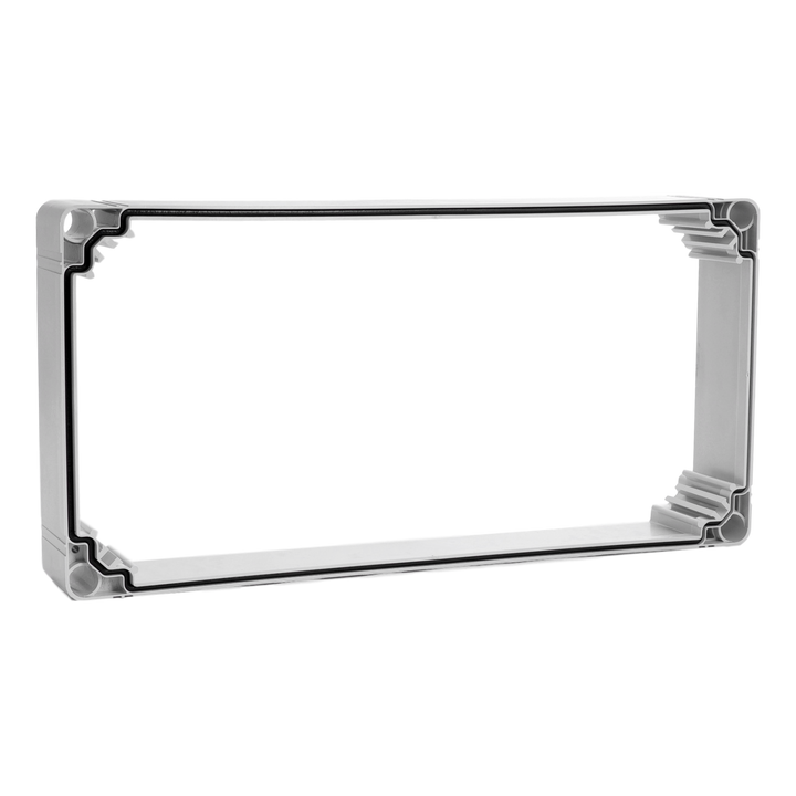 200x400x55 Cadre d'extension O PC IP66 bord plein