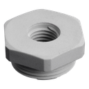 Kunststof reductie schroefdraad: 25mm-12mm