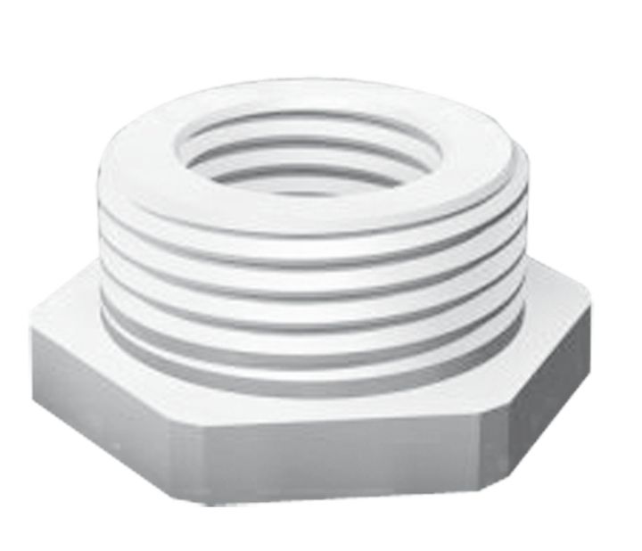 Kunststof reductie schroefdraad: 40mm-16mm