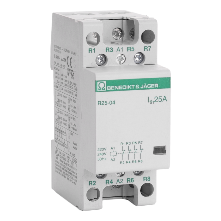 Contacteur modulaire  25A 230VAC  4NF