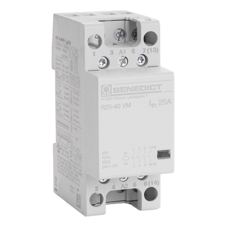 Contacteur modulaire  25A 230VAC  4NO