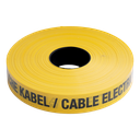 Ruban avert. 0,15mmx40mmx250m ja/nr ' câble électr.'