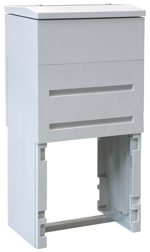 Armoire de trottoir DIN 1 Ht220 + toît  + fermeture panneton